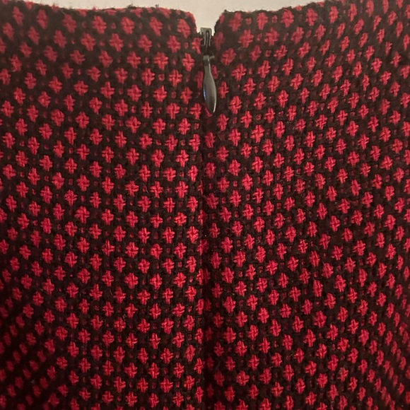 Size 2 Red Tweed Lord & Taylor Pencil Skirt - Picture 5 of 6